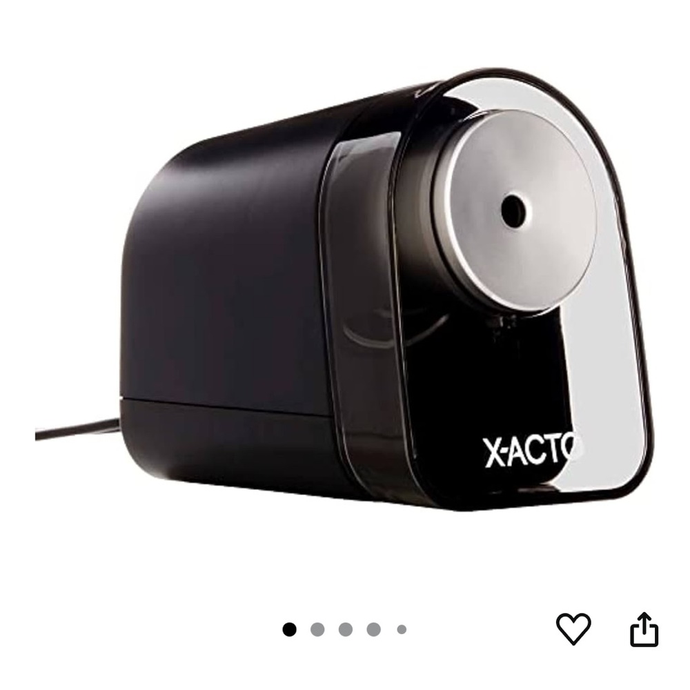 X-ACTO Black Electric Pencil Sharpener (NWT)